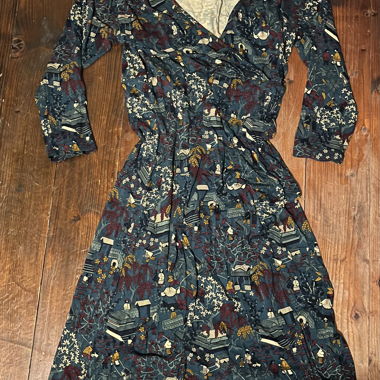 Abito a portafoglio con motivo