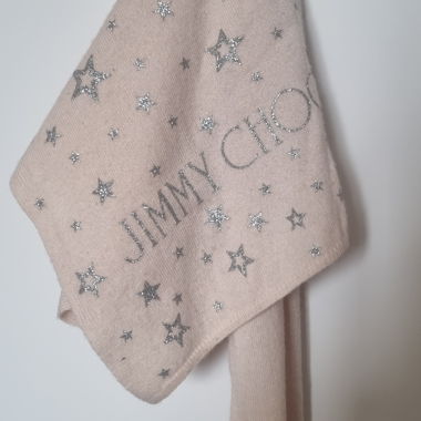 Echarpe Jimmy choo laine et cachemire 