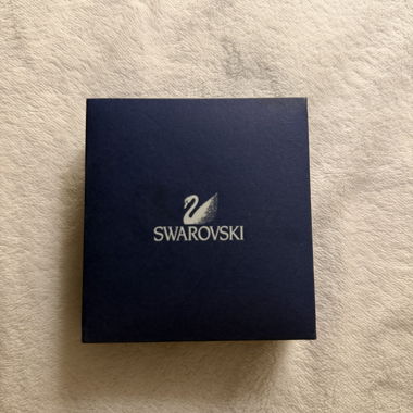 Collier Swarovski doré avec pendentif cristal