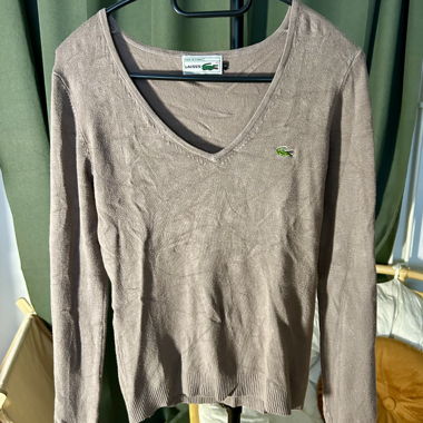 Lacoste Knit – Taupe