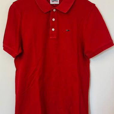 Polo rosso Tommy Jeans