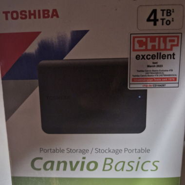 Hard disk esterno Toshiba Canvio Basics 4TB