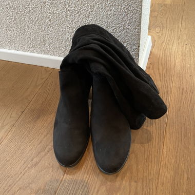 Bottes noires à talon