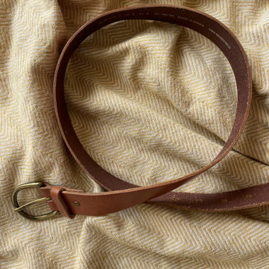 Cintura in pelle H&M marrone