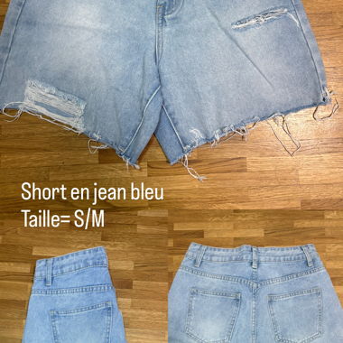 Light Blue Denim Shorts