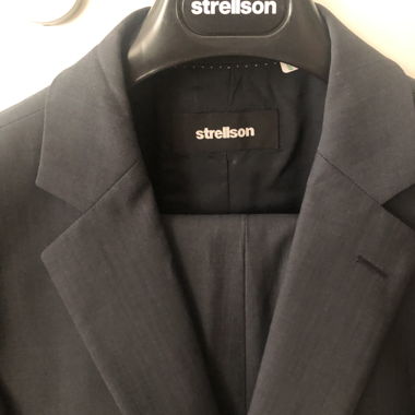 Strellson, leggero completo uomo grigio, tg. 50