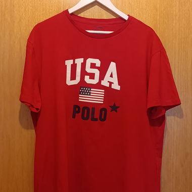 T-shirt rossa Polo Ralph Lauren