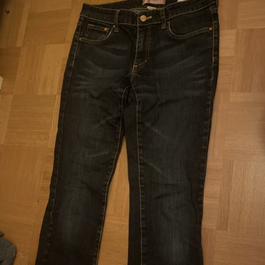 Jeans straight leg low rise