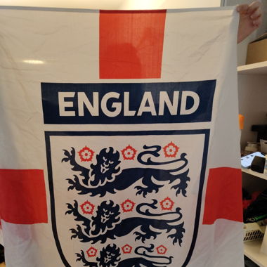 English flag and Union Jack