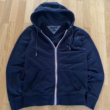 Navy Tommy Hilfiger Zip-Hoodie