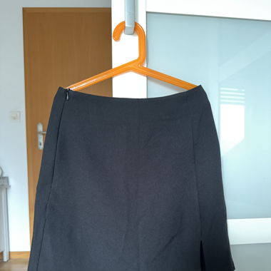 Black miniskirt