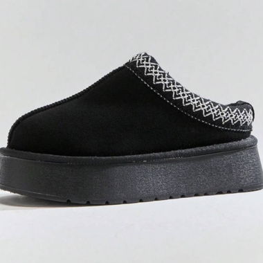 Ultra-mini platform ankle boots for women