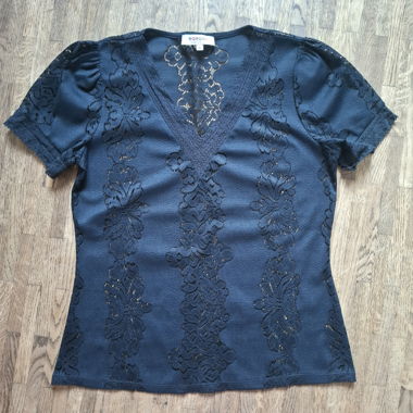 Black Morgan Lace Top 