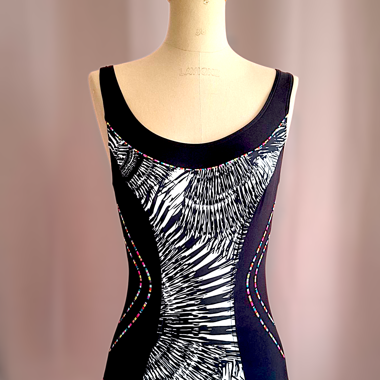 Maillot de bain "summertime "1 pièce, 80's style