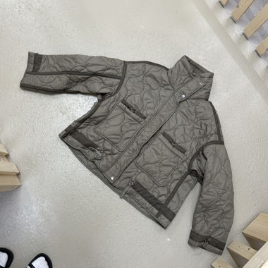 Veste mi-saison matelassée kaki