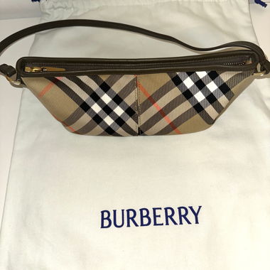 Mini sac Burberry avec motif Vintage Check