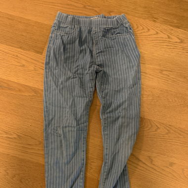 Gestreifte Jeans-leggins