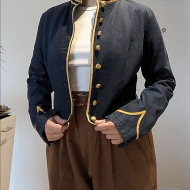 Ralph Lauren Militärlook Jeans Jacke Grösse S