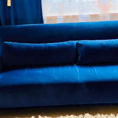 2 fauteuils bleus