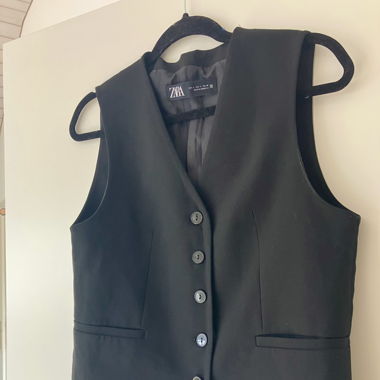 Sleeveless Vest Black Zara