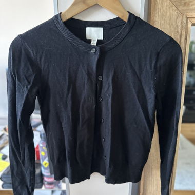 Schwarzer Cardigan von H&M, Grösse XS