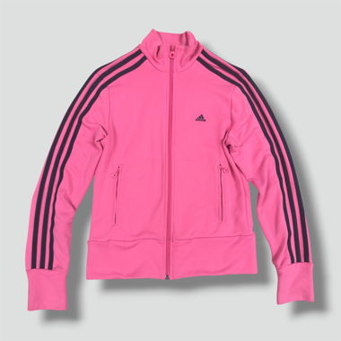 Adidas Y2K style pink track jacket  