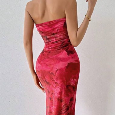 Trägerloses Kleid