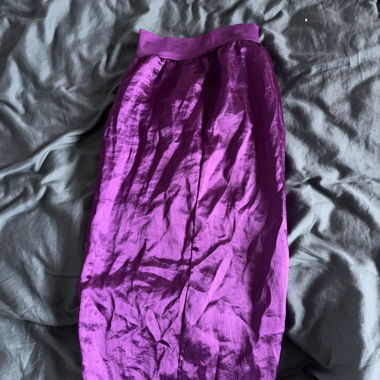 Hair protector for the night purple