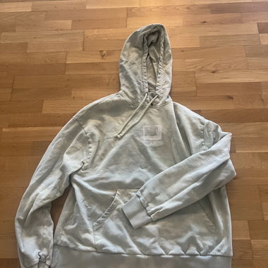 Hoodie oversize vert clair