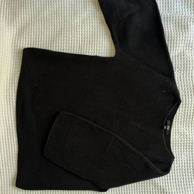 Schwarzer UNIQLO Strickpullover, Gr. M