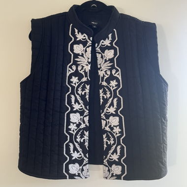 Black NEXT Quilted Gilet