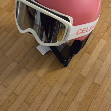 Children's ski helmet & goggles