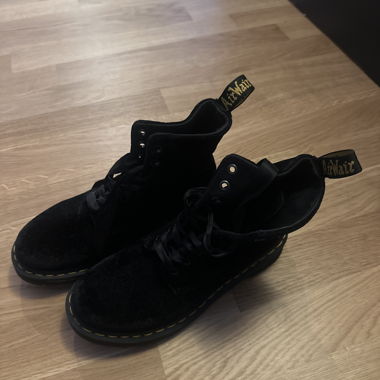 Dr. Martens Velvet Boots