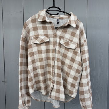 Pieces Hemdjacke kariert