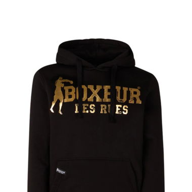 Boxer des rues Gold schwarz Hoodie