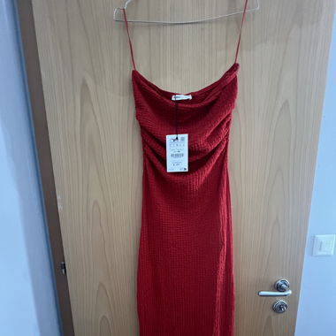 Robe bustier rouge