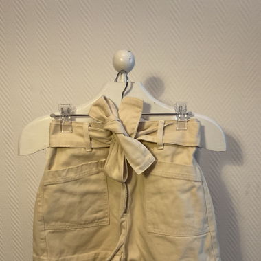 Short jean blanc