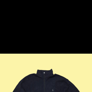 Navy Blue Nautica Fleece Zip Up Jacket