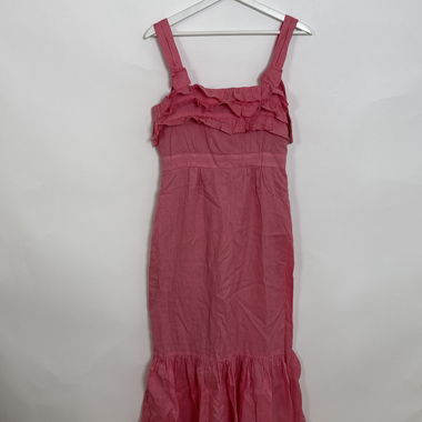 Pinkes Uterque-Kleid