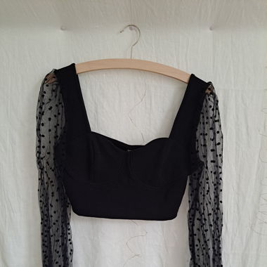 Cropped Corset Optik