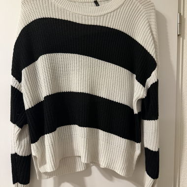 Pull en maille rayé Chicorée