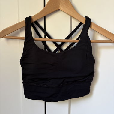 Lululemon Energy Sport-BH lang Schwarz Gr. 4