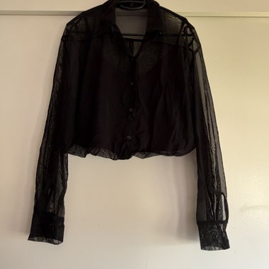 Black Lace Blouse