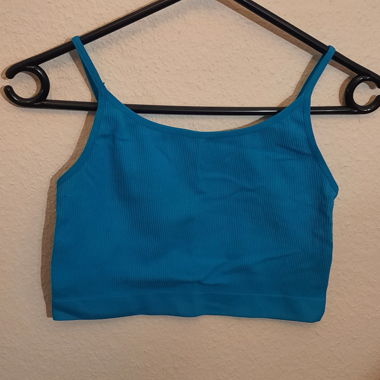 Blue crop top 💙🩵