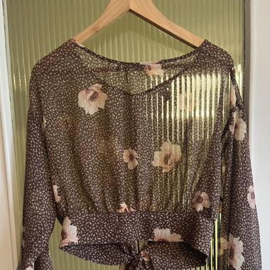 Bluse mit Blumenprint 