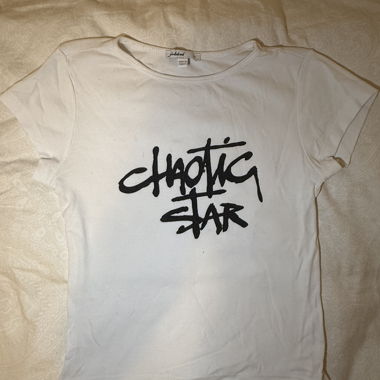 T-shirt bianco « Chaotic Star »