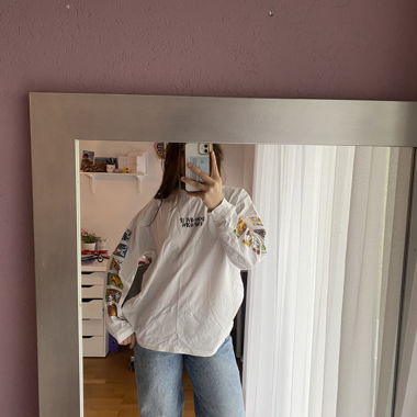 Maglia a maniche lunghe con stampa