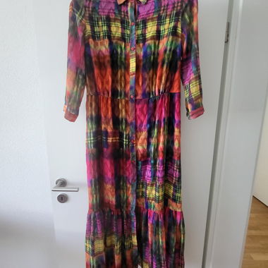 Abito camicia lungo multicolor Desigual