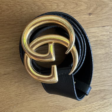 Gucci Lederguertel schwarz