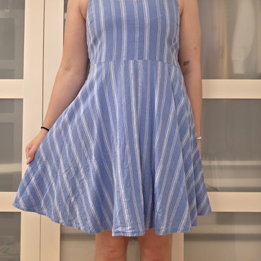 Robe d'été à rayures